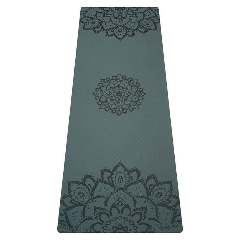 Mata do jogi Yoga Design Lab Flow 6 mm - Pure Mandala Charcoal