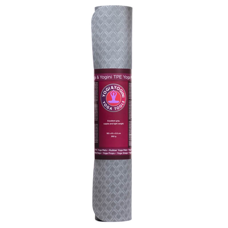 Mata do jogi Yogi Yogini Premium 5 mm - antracyt