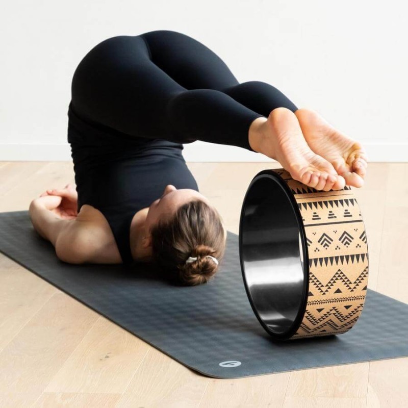 Korkowe koło do jogi Bodhi Samsara Ethno Premium