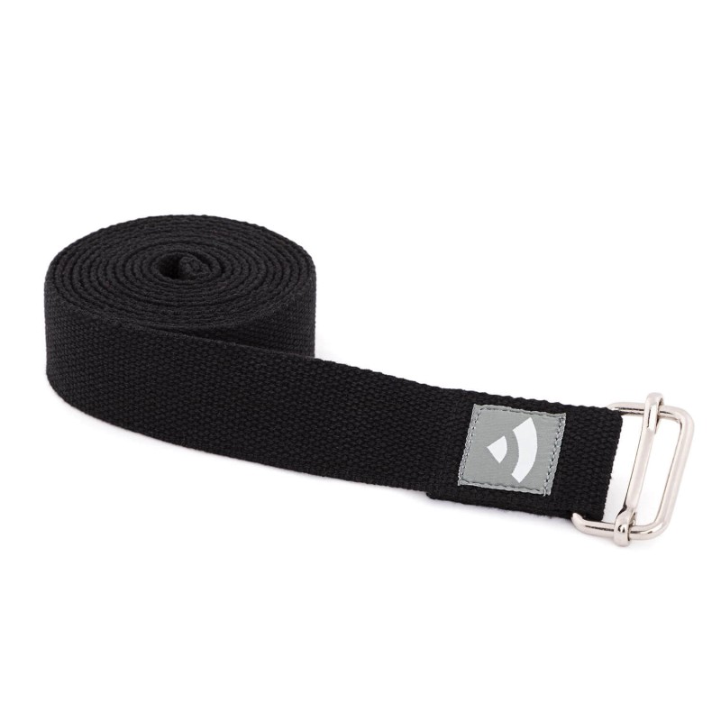 Pasek do jogi Bodhi Asana belt 2,5m - czarny