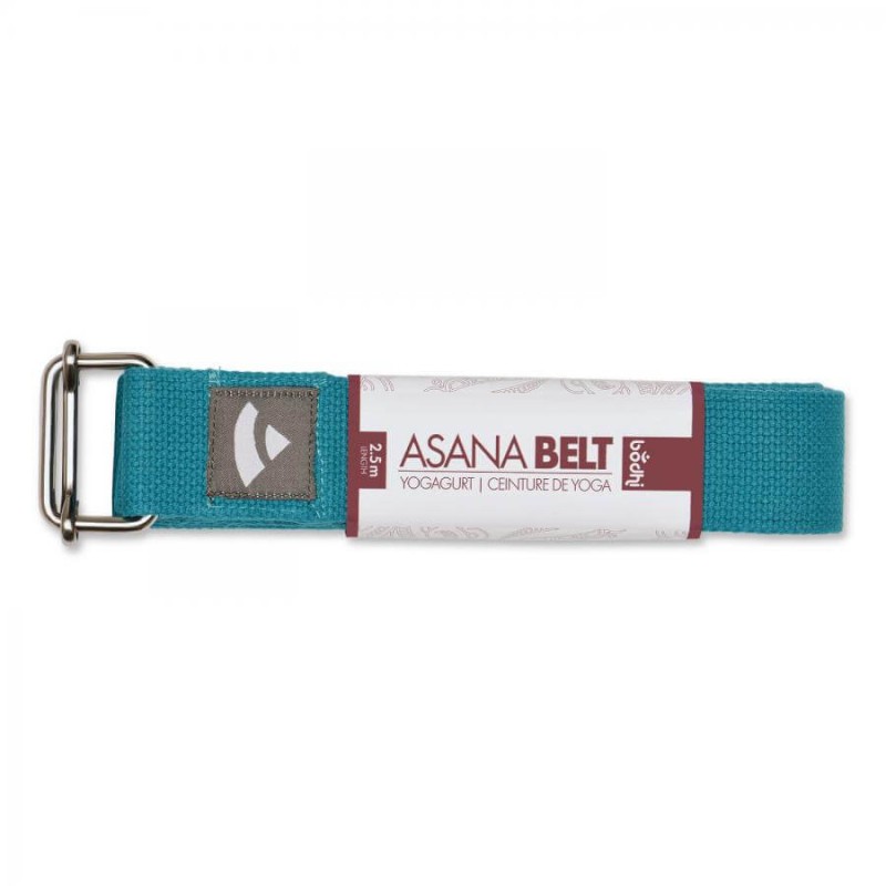 Pasek do jogi Bodhi Asana belt 2,5m - turkusowy
