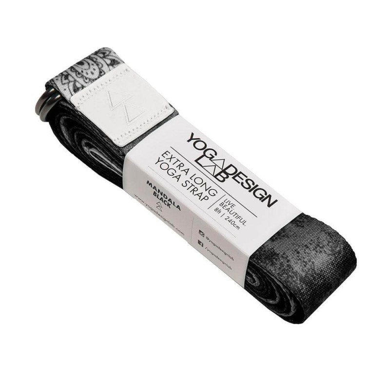 Pasek do jogi Yoga Design Lab - Mandala Black