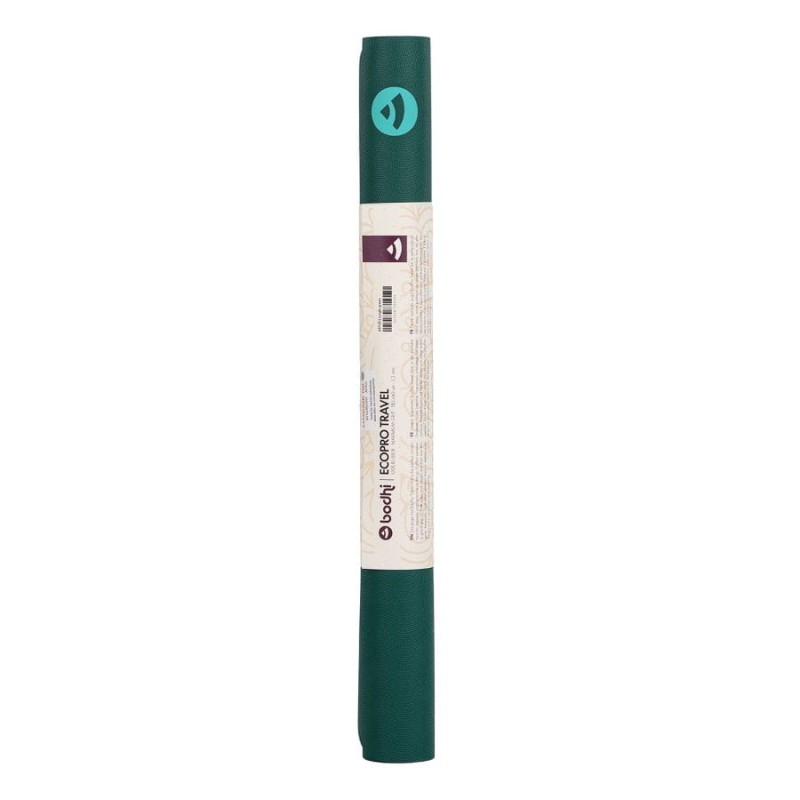 Kauczukowa mata do jogi Bodhi EcoPro Travel 1,3mm - miętowy