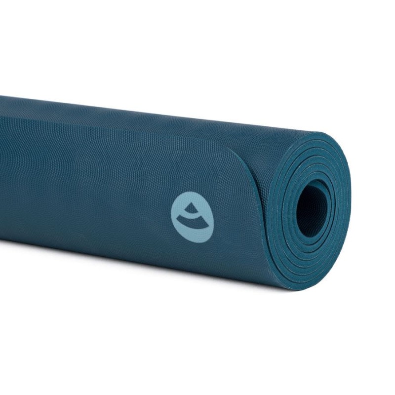 Kauczukowa mata do jogi Bodhi EcoPro Diamond 6mm - granatowy