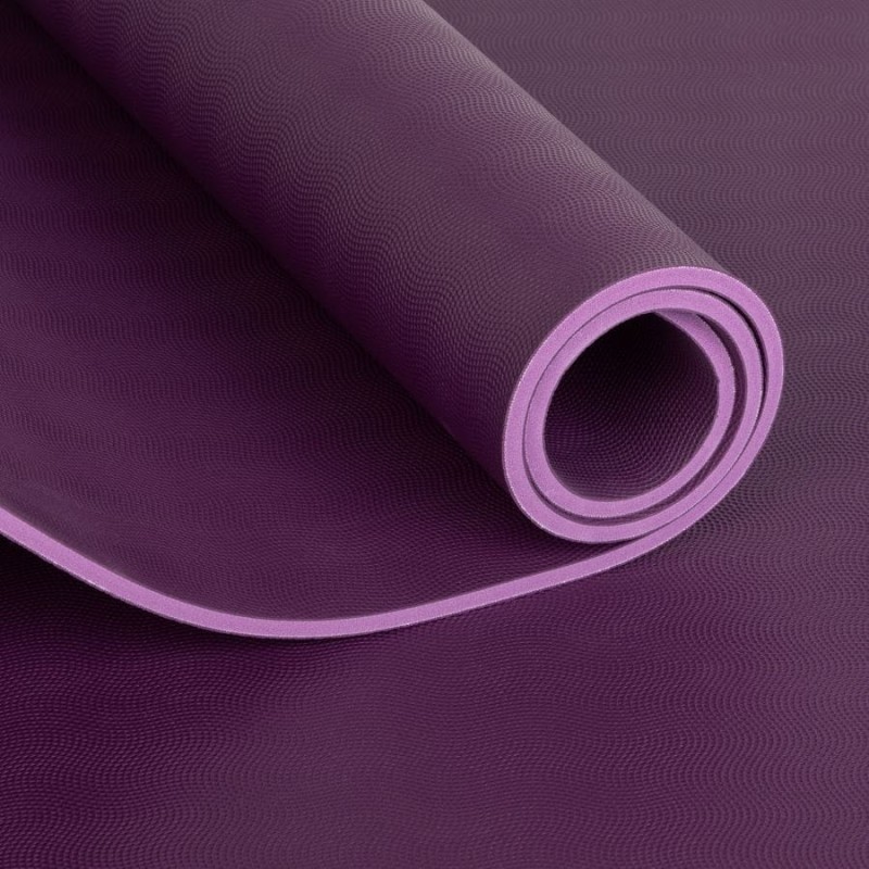 Kauczukowa mata do jogi Bodhi EcoPro Diamond 6mm - fioletowy