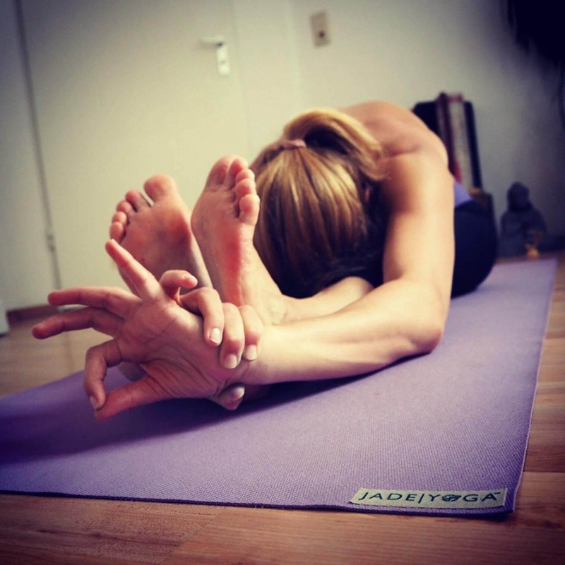 Mata do jogi Jade Yoga Travel 3mm - fioletowy