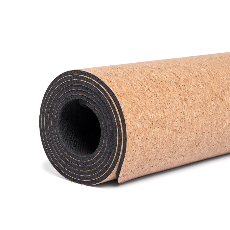 Mata do jogi Bodhi Cork 4mm - korkowa z kwiatem życia