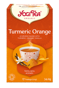 Herbata Yogi Tea Turmeric Orange - kurkuma pomarańcza (17x2,0g)