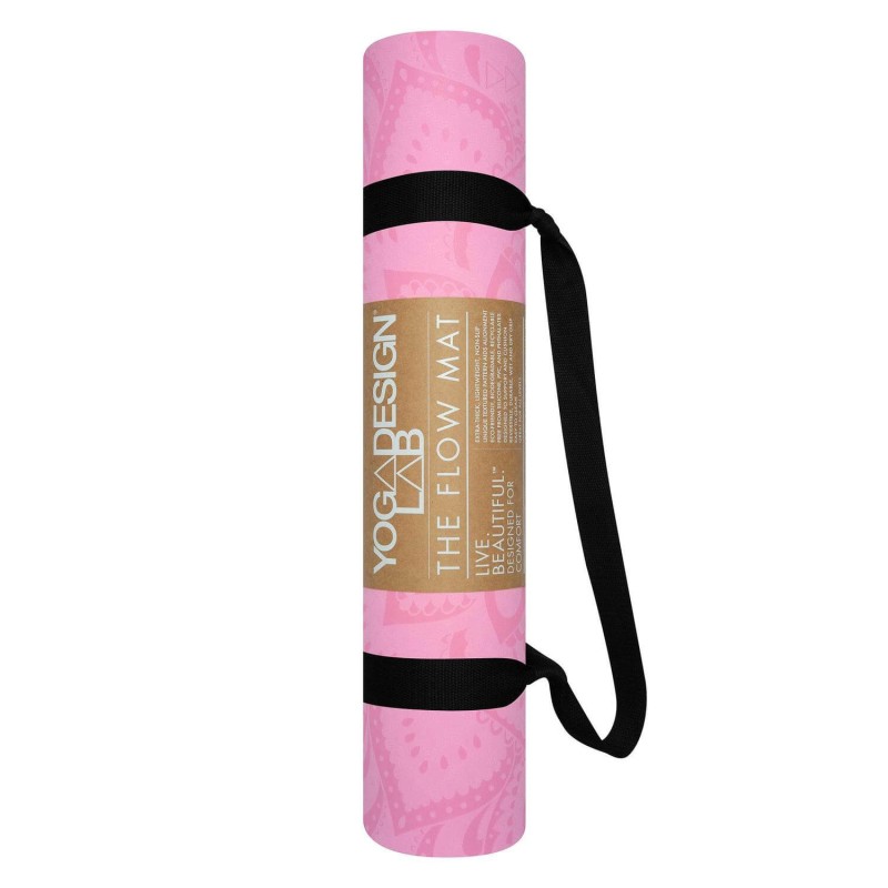 Mata do jogi Yoga Design Lab Flow 6 mm - Pure Mandala Rose