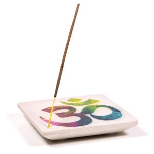 Podstawka na kadzidła z piaskowca - Om