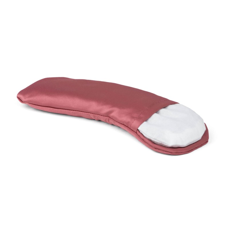 Satynowa poduszeczka na oczy Bodhi Om - różowy