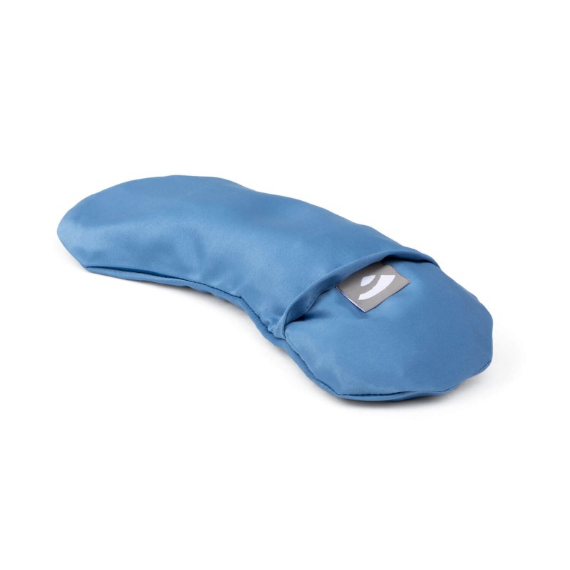 Satynowa poduszeczka na oczy Bodhi Om - błękitny