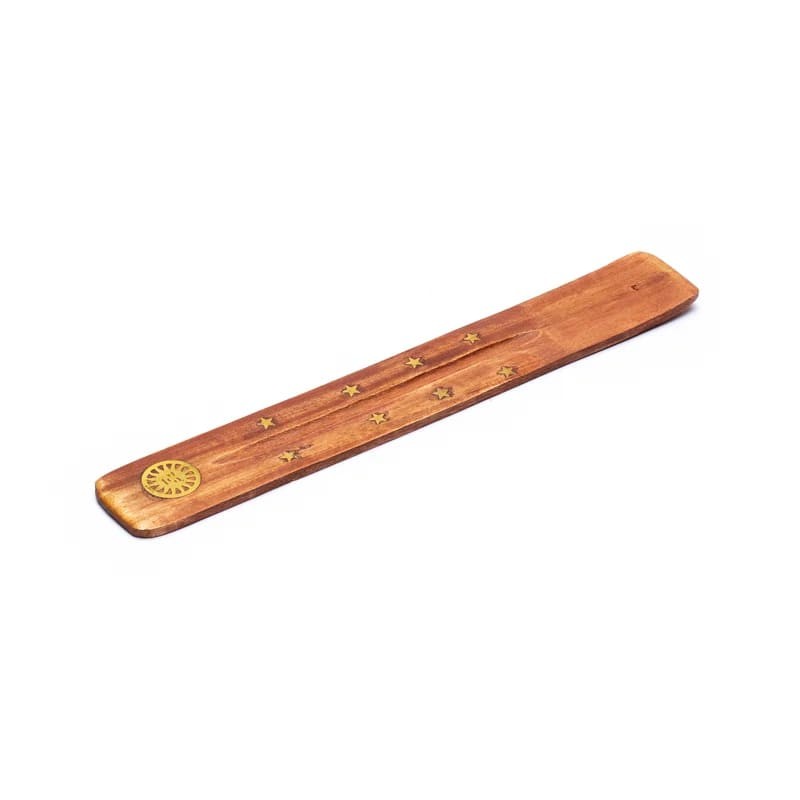 Drewniana podstawka na kadzidła - Słońce