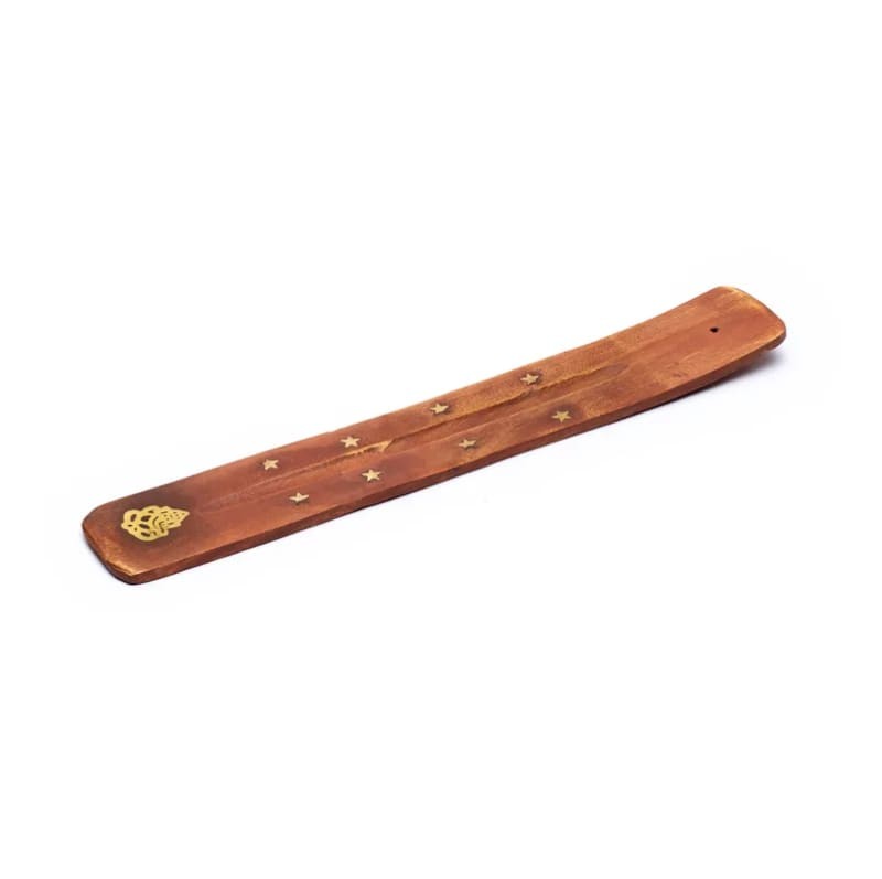 Drewniana podstawka na kadzidła - Ganesh