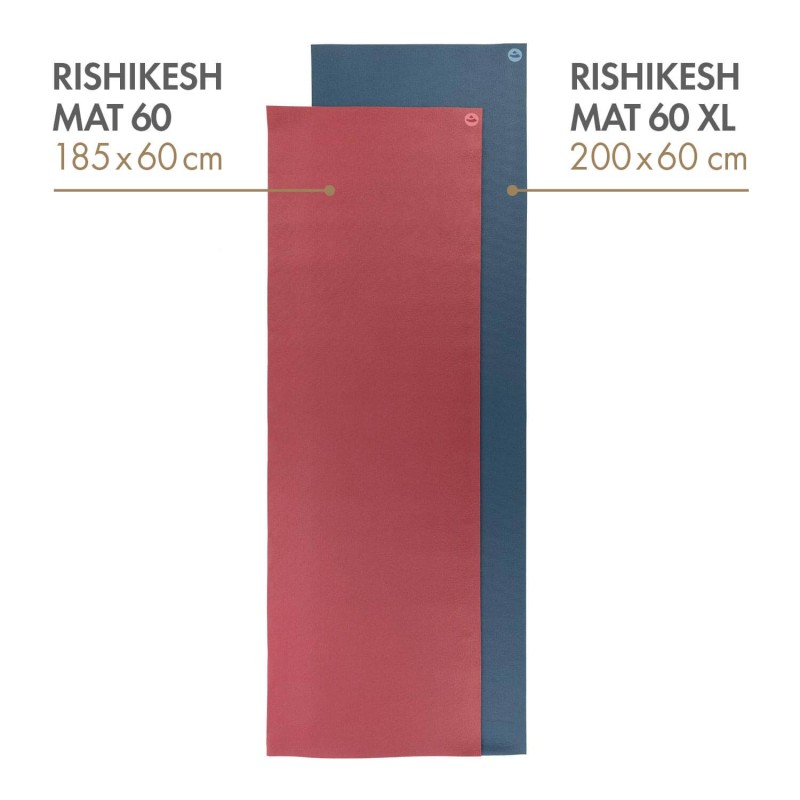 Mata do jogi Bodhi Rishikesh Premium XL 4,5mm - długa 200cm- niebieski