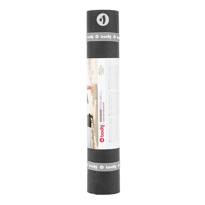 Mata do jogi Bodhi Rishikesh Premium XL 4,5mm - długa 200cm- czarny