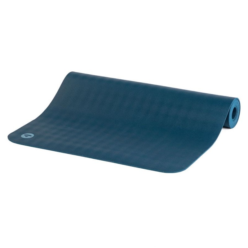 Kauczukowa mata do jogi Bodhi EcoPro XL 200cm 4mm - granatowy