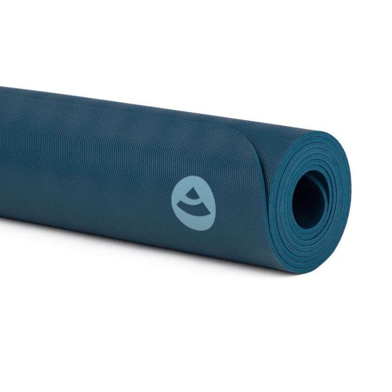 Kauczukowa mata do jogi Bodhi EcoPro XL 200cm 4mm - granatowy