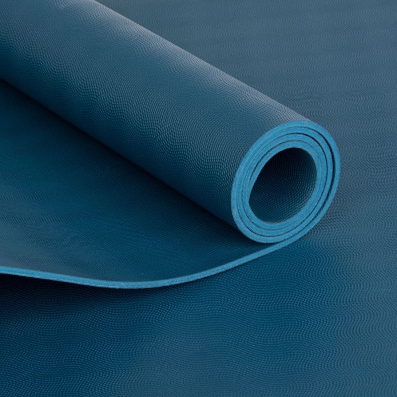 Kauczukowa mata do jogi Bodhi EcoPro XL 200cm 4mm - granatowy