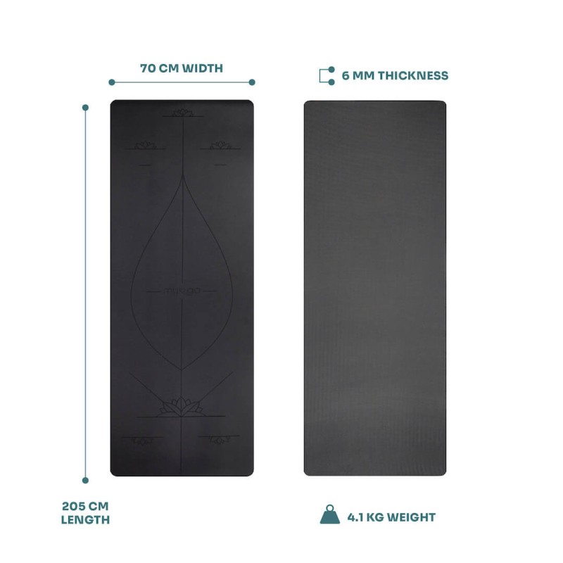 Mata do jogi myga - Alignment 6mm XL - czarny