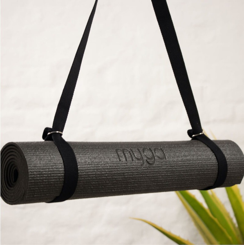 Pasek do jogi myga 2 w 1 - czarny