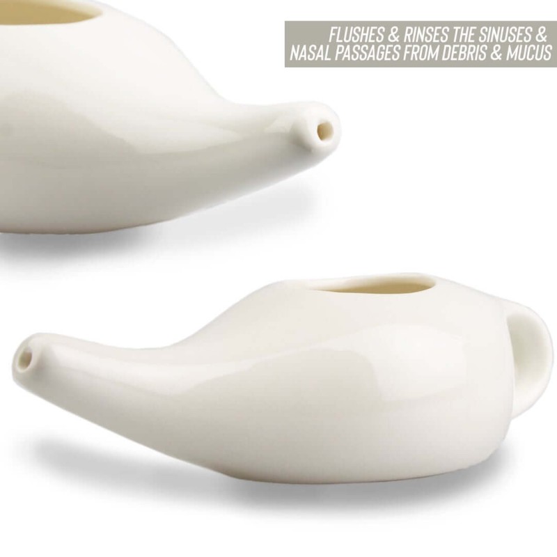 Ceramiczne naczynie myga Nasal Neti Pot
