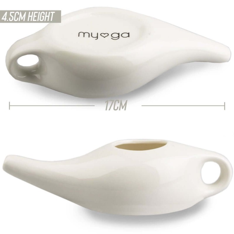 Ceramiczne naczynie myga Nasal Neti Pot