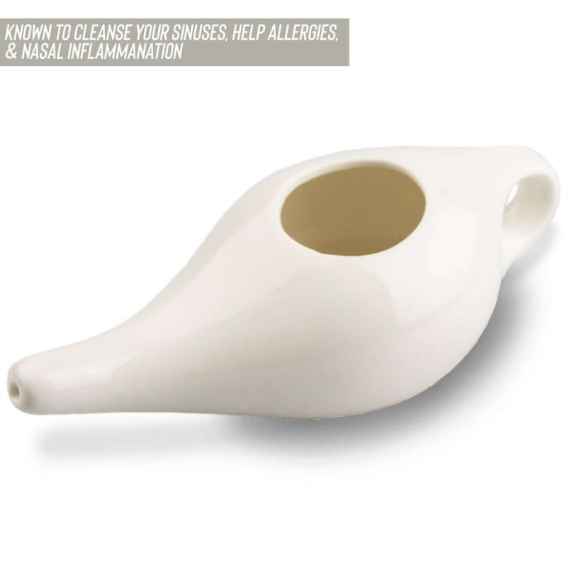 Ceramiczne naczynie myga Nasal Neti Pot