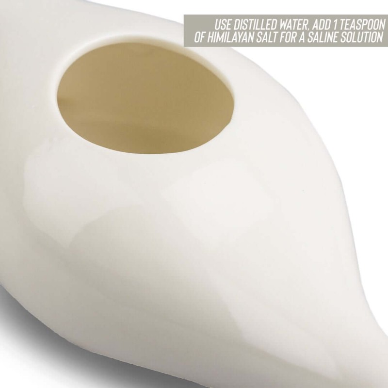 Ceramiczne naczynie myga Nasal Neti Pot