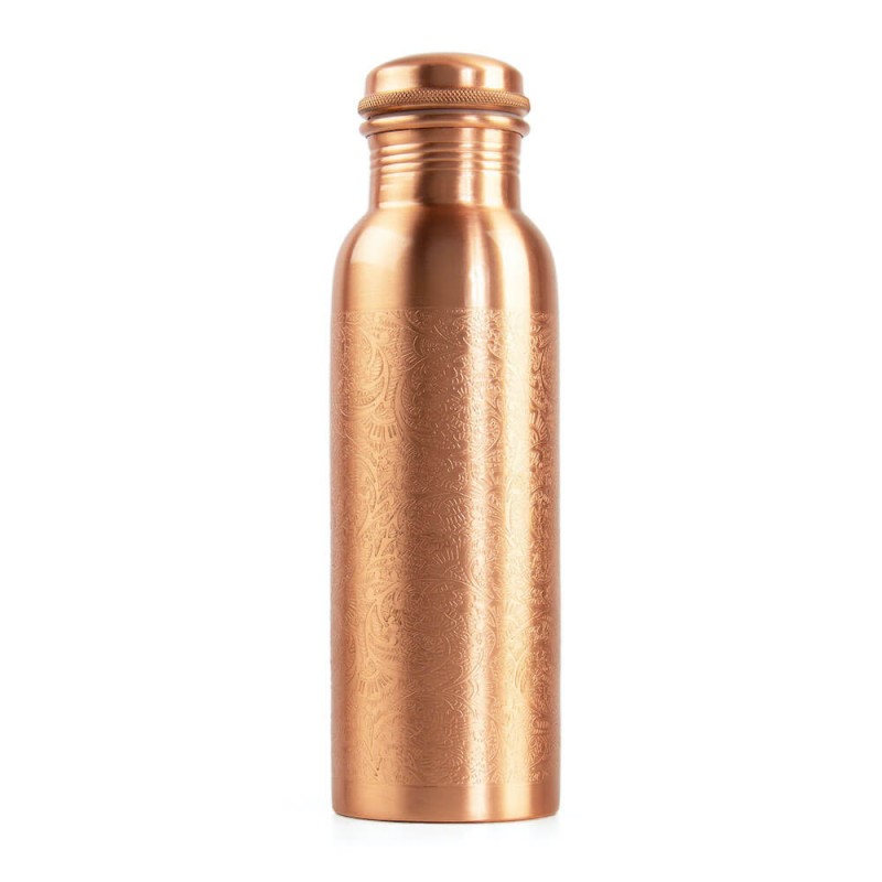 Miedziana butelka na wodę Bodhi 800ml - Ornaments