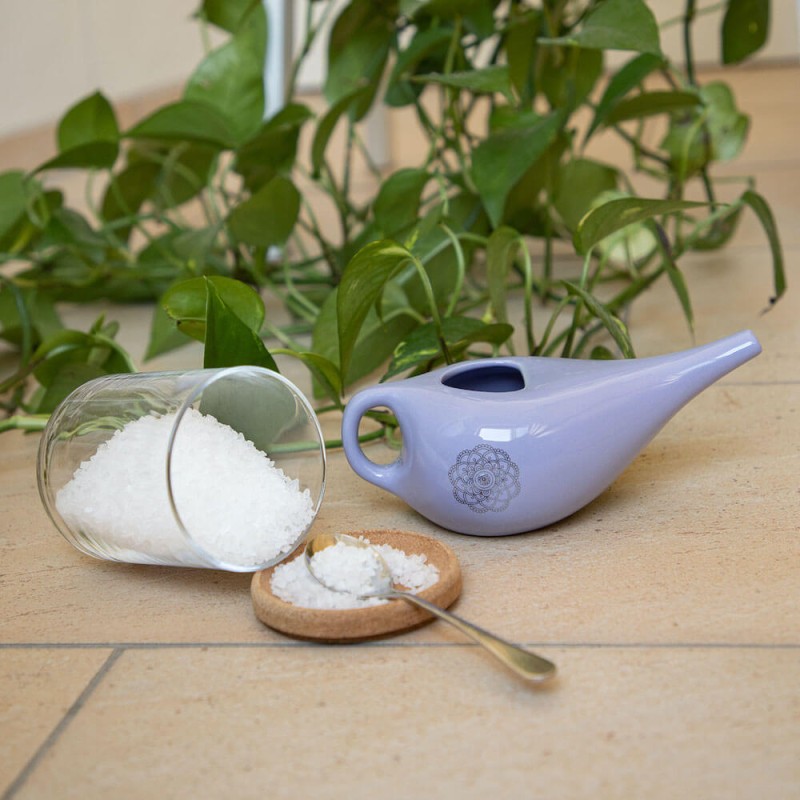 Ceramiczne naczynie Bodhi Neti Pot - wrzosowy
