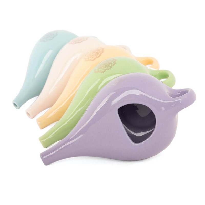 Ceramiczne naczynie Bodhi Neti Pot - wrzosowy