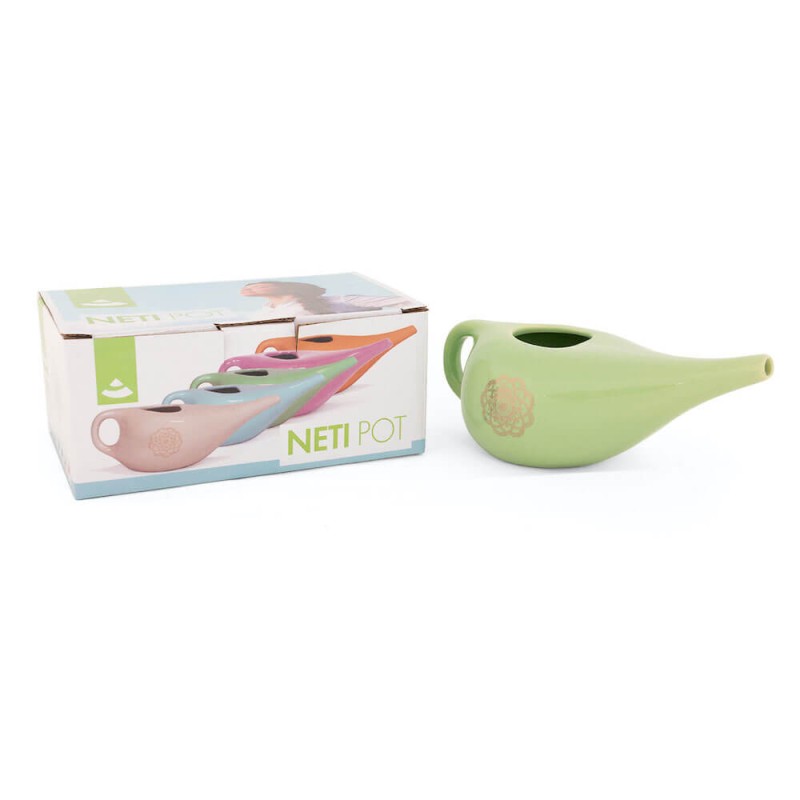 Ceramiczne naczynie Bodhi Neti Pot - zielony