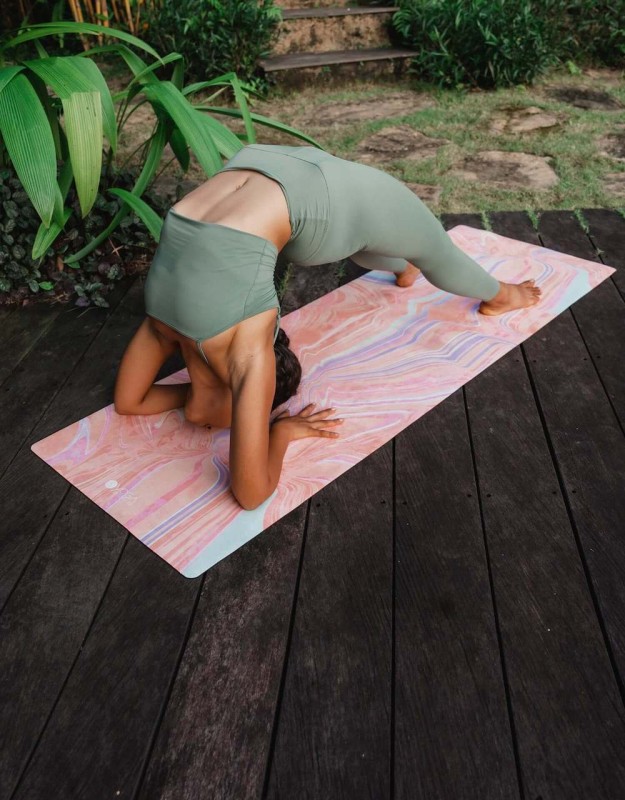 Mata do jogi Yoga Design Lab Combo 3,5 mm - Pearl