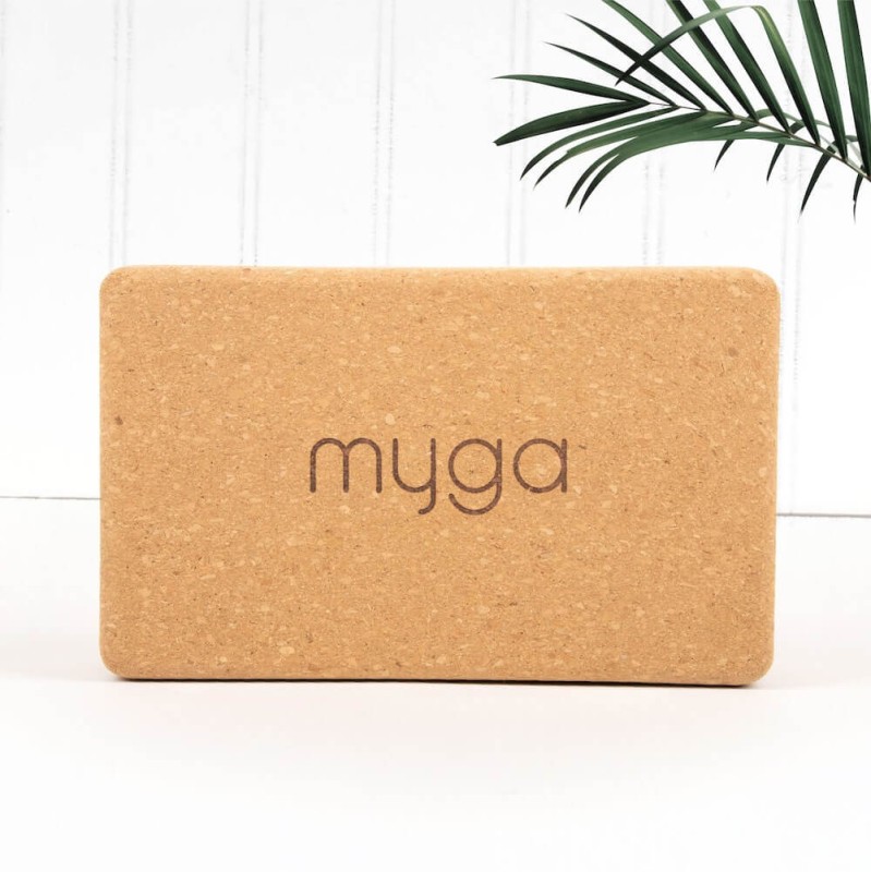 Korkowy klocek do jogi myga Cork Block