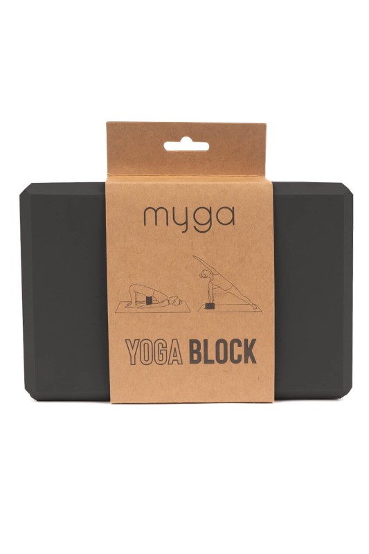 Klocek do jogi myga Foam Block - czarny