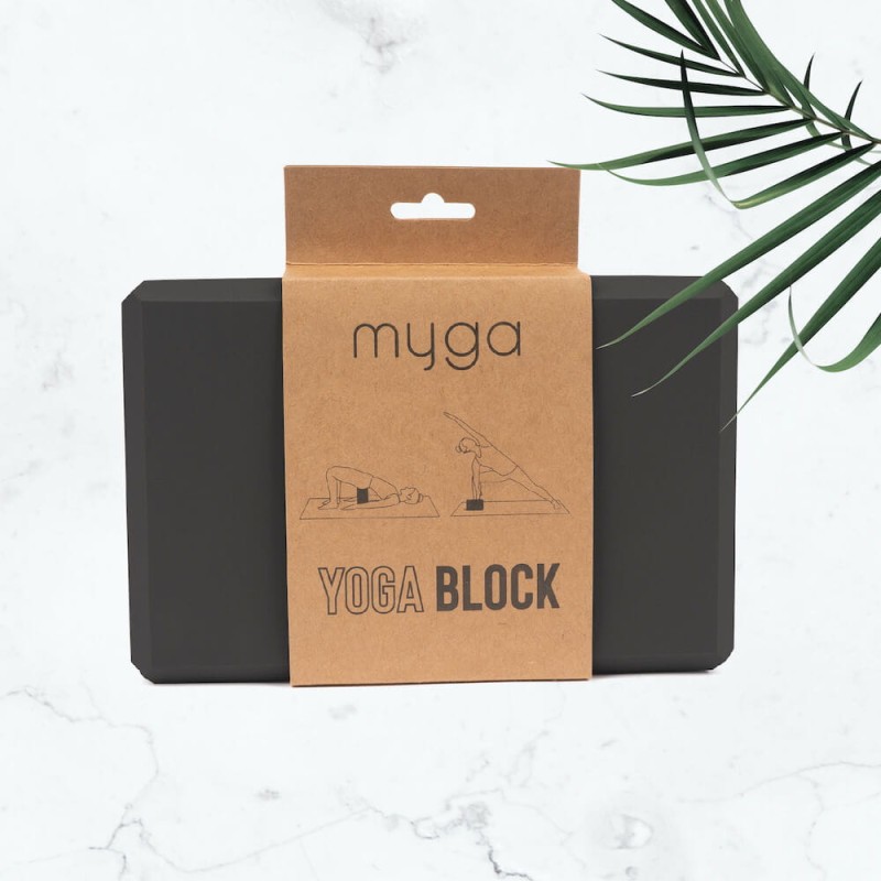 Klocek do jogi myga Foam Block - czarny