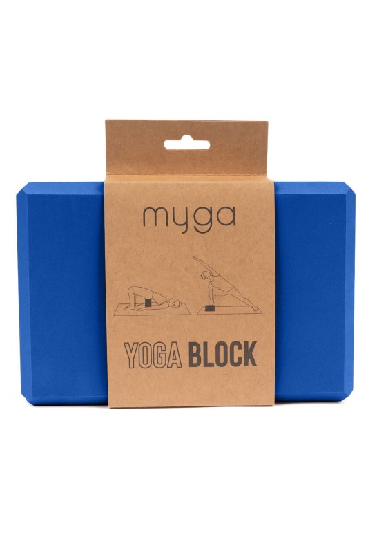 Klocek do jogi myga Foam Block - granatowy