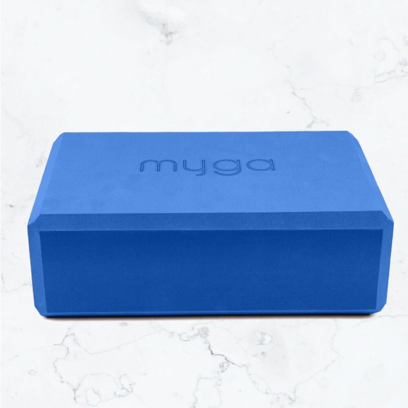 Klocek do jogi myga Foam Block - granatowy