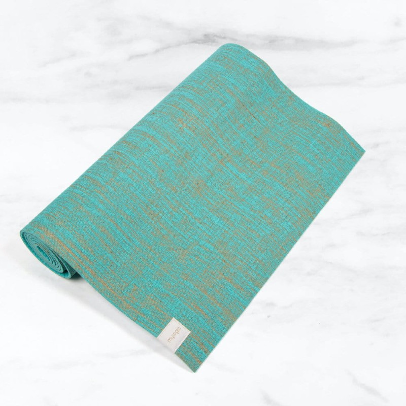 Mata do jogi myga Jute 5mm - turkusowy