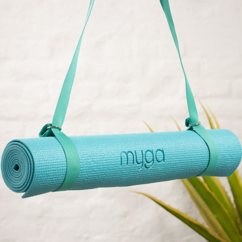 Pasek do jogi myga 2 w 1 - turkusowy