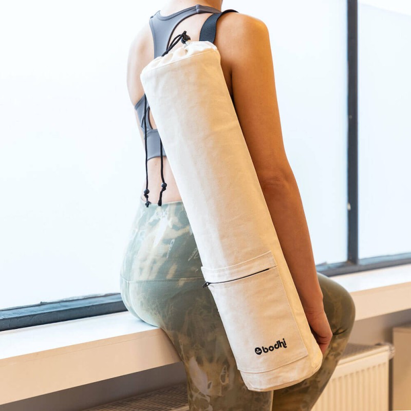 Torba na matę do jogi Bodhi Canvas Bag - ecru
