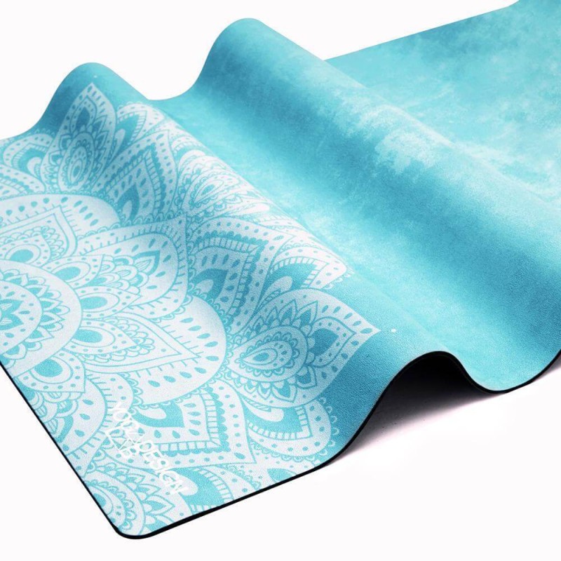 Mata do jogi Yoga Design Lab Combo Travel 1,5 mm - Mandala Turquoise