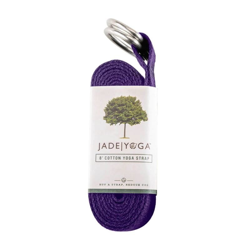 Pasek do jogi Jade Yoga Strap 244cm Fioletowy