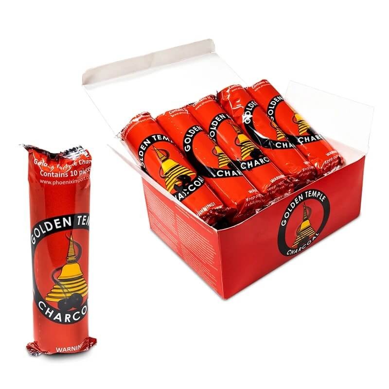 Węgiel trybularzowy Golden Temple 33mm 10 sztuk