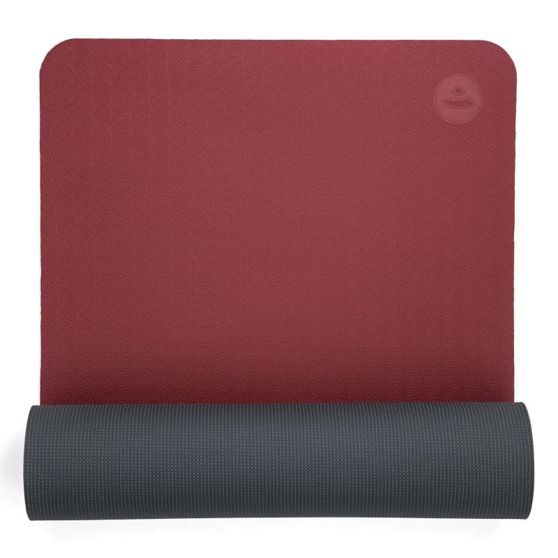 Mata do jogi Bodhi Lotus Pro 6mm - burgundowy