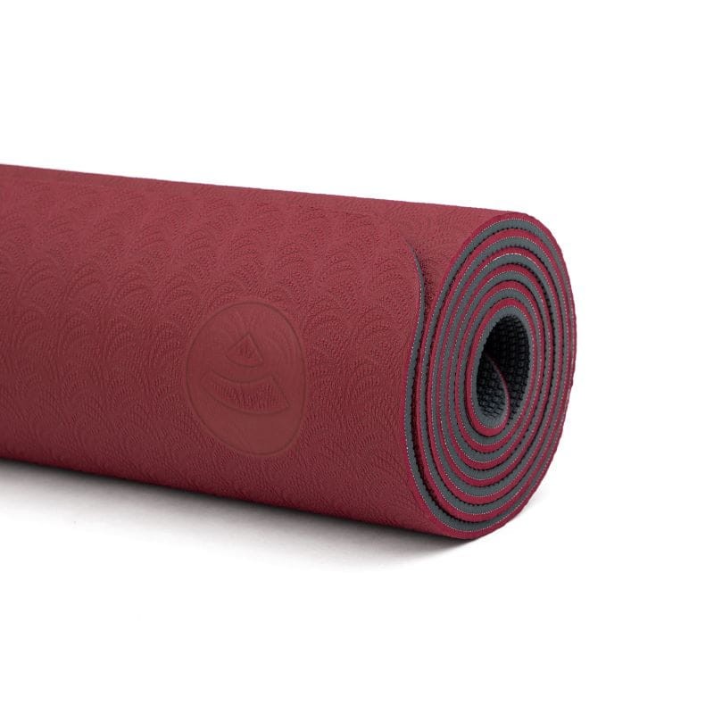 Mata do jogi Bodhi Lotus Pro 6mm - burgundowy