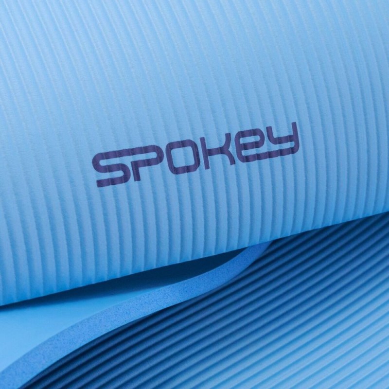 Mata do pilatesu Spokey Softmat 1cm - błękitny