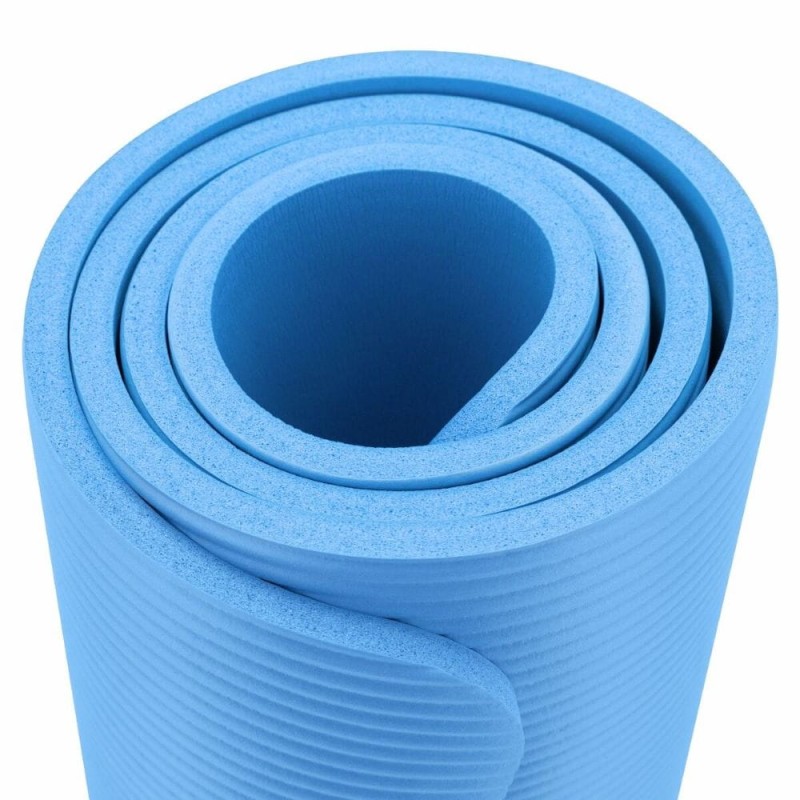 Mata do pilatesu Spokey Softmat 1cm - błękitny