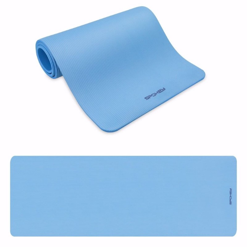 Mata do pilatesu Spokey Softmat 1cm - błękitny